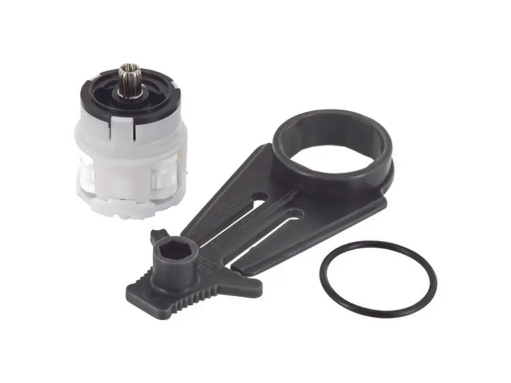 JADO Kartusche mit Joystick-Funktion, bestehend aus einem Gehäuse, einer Halterung und einem O-Ring, geeignet für Armaturen von Ideal Standard.